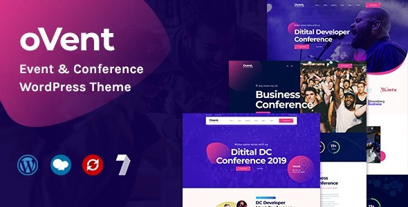 Ovent Event Conference WordPress 1.0.8 GPL Theme
