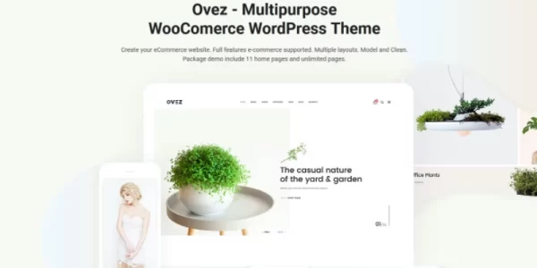 Ovez Modern Multi-Concept WooCommerce Theme 2.0.1 GPL Theme