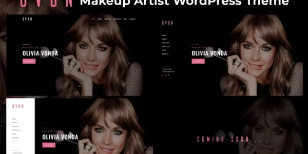 Ovon Makeup Artist WordPress Theme 1.0 GPL Theme