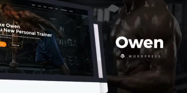 Owen Personal Trainer WordPress Theme 1.0.0 GPL Theme