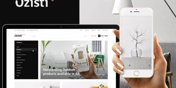 Ozisti | Augmented Reality WooCommerce Theme 1.1.6 GPL Theme