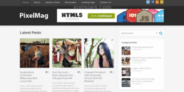 PIXELMAG MYTHEMESHOP THEME 1.1.1 GPL Theme