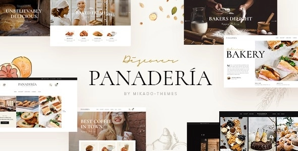 Panadería Bakery and Pastry Shop Theme 1.4.1 GPL Theme