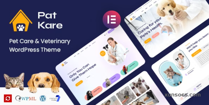 Patker Pet Care and Veterinary WordPress Theme 1.0.0 GPL Theme