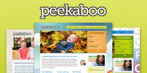Pekaboo Children WordPress Theme 2.0 GPL Theme