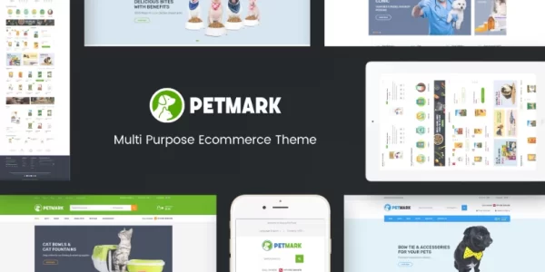 PetMark Responsive WooCommerce WordPress Theme 1.2.2 GPL Theme