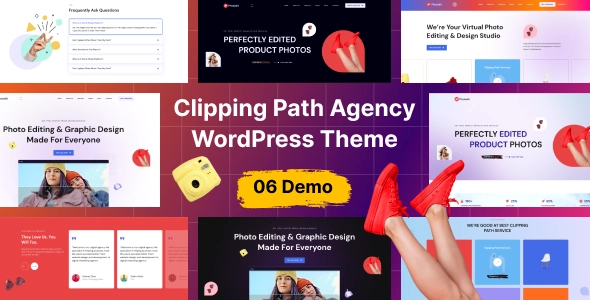 Photodit  Clipping Path Agency WordPress Theme 1.0.0 GPL Theme