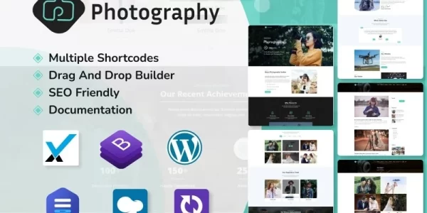 Photography Portfolio WordPress Theme 1.0.0 GPL Theme