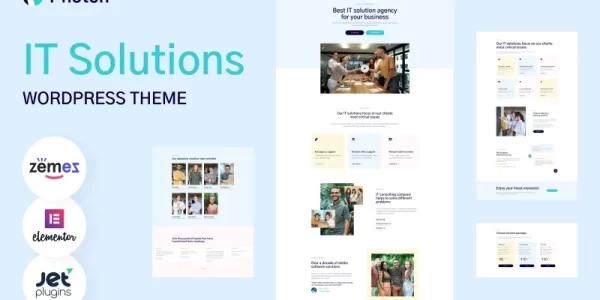 Photon IT Solutions WordPress Theme 1.0.1 GPL Theme