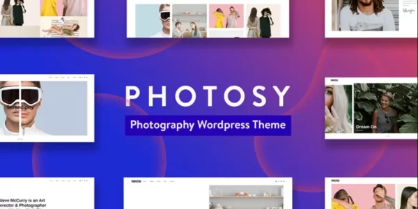 Photosy Photography WordPress Theme 1.7 GPL Theme