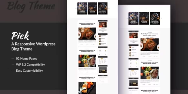 Pick Blogging Theme 2.0 GPL Theme