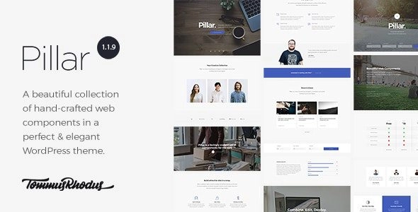 Pillar Multipurpose Multi-Concept Responsive WordPress Theme 1.1.14 GPL Theme