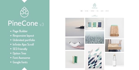 PineCone Creative Portfolio and Blog for Agency 4.5.1 GPL Theme