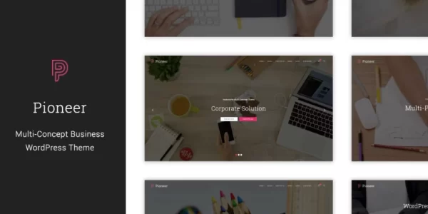 Pioneer Multi-Concept Corporate WordPress Theme 1.0.7 GPL Theme