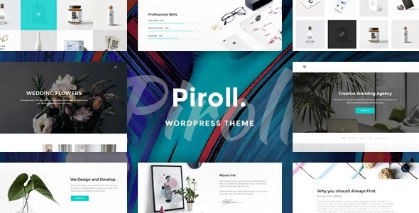 Piroll Portfolio WordPress Theme 1.1.3 GPL Theme
