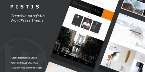 Pistis Portfolio / Agency WP Theme 1.7.0 GPL Theme