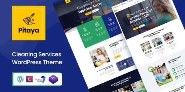 Pitaya Cleaning Services WordPress Theme 1.0.0 GPL Theme