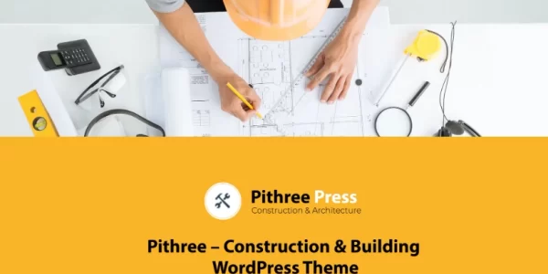 Pithree – Construction Building WordPress Theme 1.8 GPL Theme
