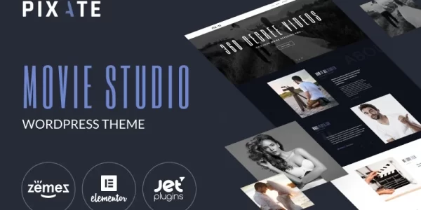 Pixate Movie Studio WordPress theme WordPress Theme 1.0.1 GPL Theme