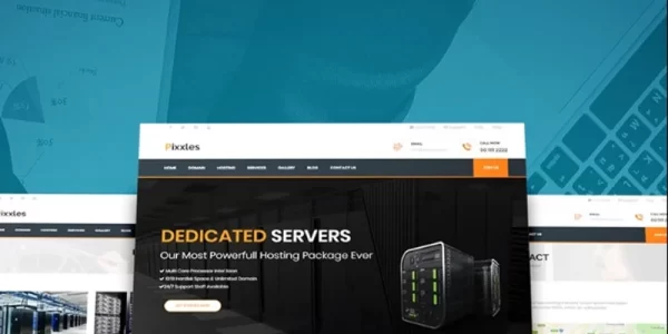 Pixxles Hosting Template with WHMCS WordPress Theme 1.0.03 GPL Theme