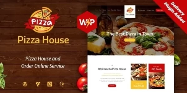 Pizza House Restaurant / Cafe / Bistro WordPress Theme 1.3.3 GPL Theme