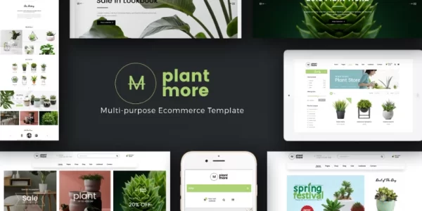 Plantmore Responsive WooCommerce WordPress Theme 1.2.0 GPL Theme
