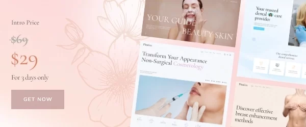 Plastica  – Plastic Surgery Beauty WordPress Theme 1.0.0 GPL Theme