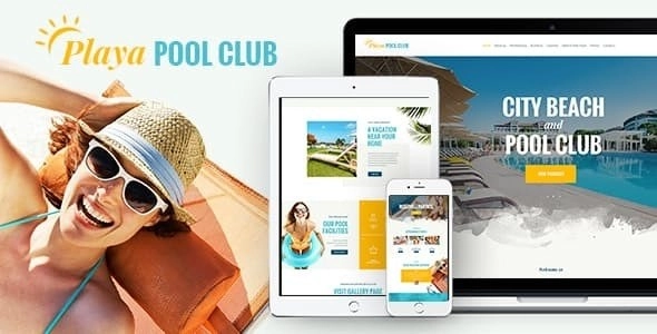 Playa | City and Private Beach Pool Club WordPress Theme 1.3.3 GPL Theme