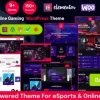 Playrex eSports Gaming WordPress Theme 1.3 GPL Theme