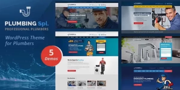 Plumbing Spl Plumber WordPress Theme 2.3 GPL Theme