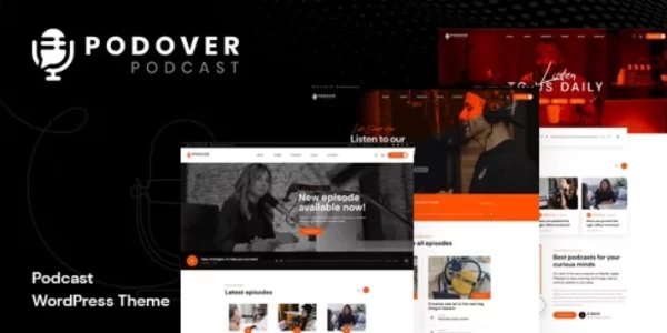 Podover Podcast WordPress Theme 1.0.5 GPL Theme