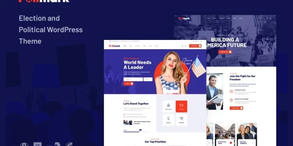 Polimark Election Political WordPress Theme 1.0.0 GPL Theme