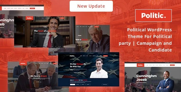 Politic Political WordPress Theme 3.3.6 GPL Theme
