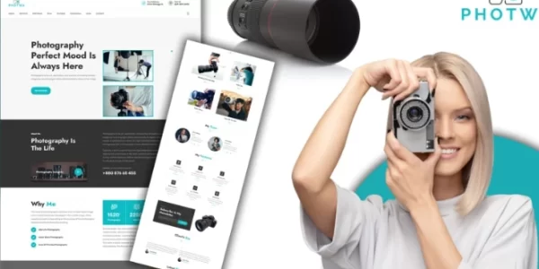 Powar-Photwa Creative Photography Portfolio One Page WordPress Theme 1.0.0 GPL Theme