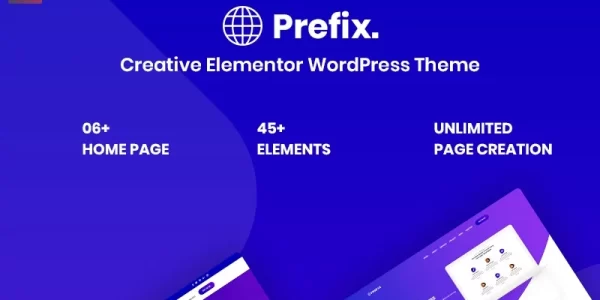 Prefix Creative Responsive WordPress Theme 1.2.0 GPL Theme