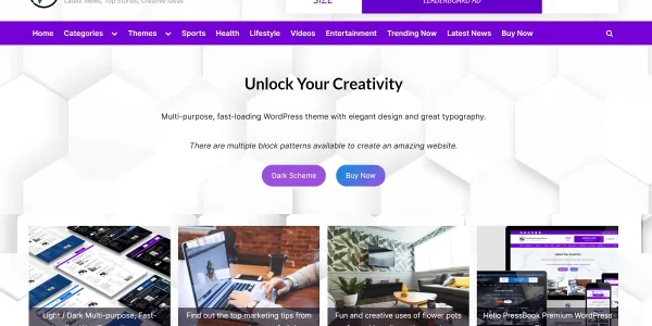 PressBook Premium 2.3.4 GPL Theme