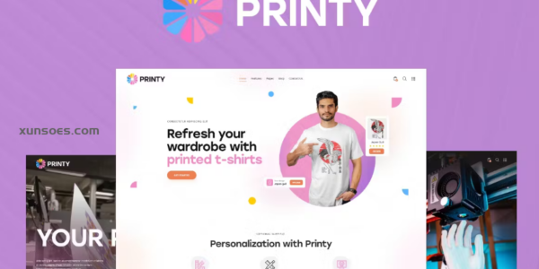 Printy – Custom Printing T-Shirt Design Theme 1.0.0 GPL Theme