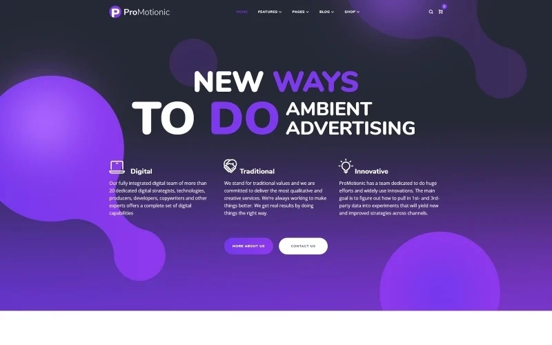 ProMotionic Promotion Agency WordPress Theme 1.0.0 GPL Theme