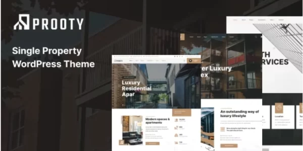 Prooty Single Property WordPress Theme 1.0.7 GPL Theme