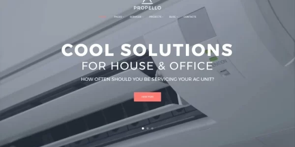 Propello Air Conditioning Maintenance WordPress Theme 1.0.0 GPL Theme