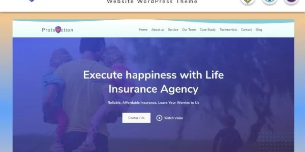 Protection Insurance Agency Website WordPress Theme 2.0 GPL Theme