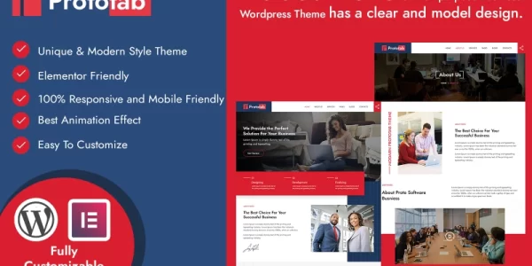 Prototab Multipurpose Business WordPress Theme 1.0.0 GPL Theme
