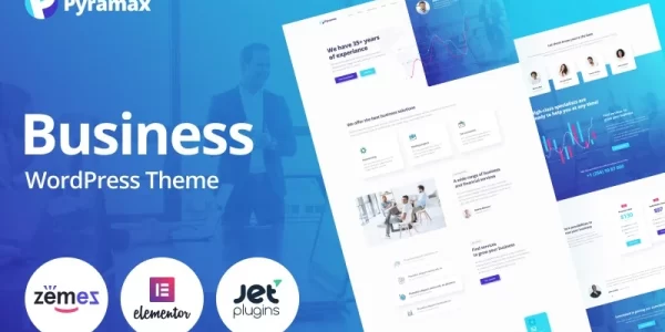 Pyramax Consulting Classic WordPress Elementor Theme WordPress Theme 1.0.1 GPL Theme