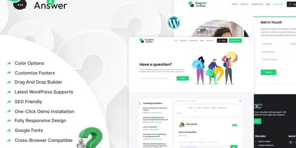 Q&A Question Answer WordPress Theme 1.0.0 GPL Theme