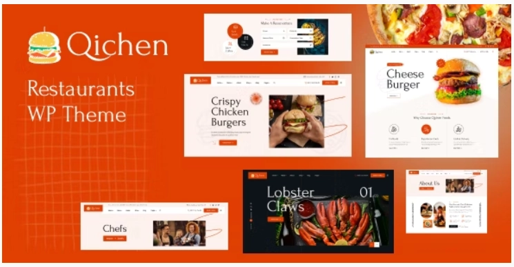 Qichen Restaurant WordPress Theme 1.0.0 GPL Theme