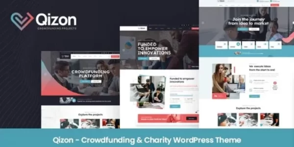 Qizon Crowdfunding Charity WordPress Theme 1.0.2 GPL Theme
