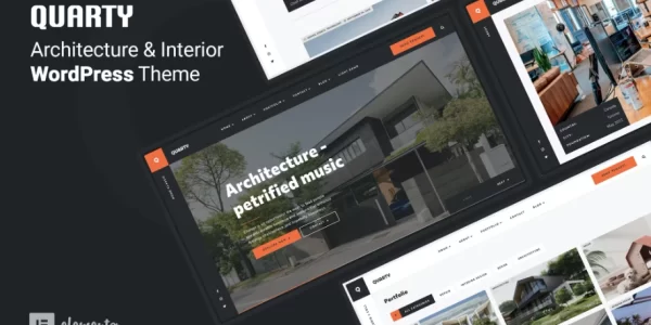 Quarty Architecture Interior Design WordPress 1.3.2 GPL Theme