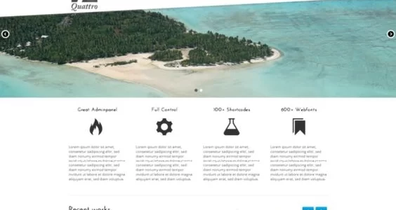 Quattro Premium WordPress Theme 1.01 GPL Theme