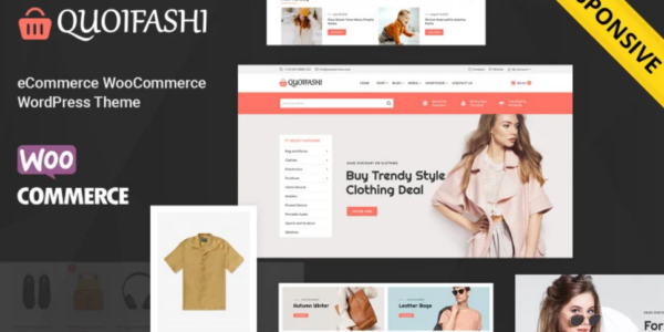 Quoifashi Fashion and Accessories WooCommerce Theme 1.0 GPL Theme