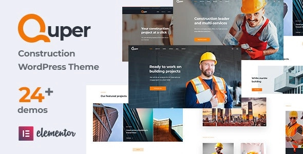 Quper Construction and Architecture WordPress Theme 1.5 GPL Theme